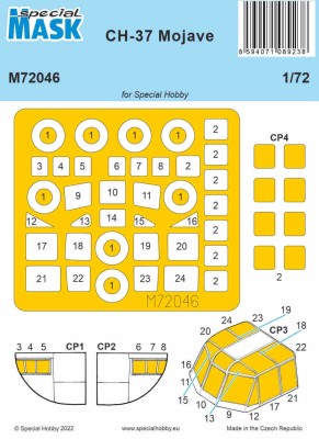 Special Hobby M72046 Mask for CH-37 Mojave (SP.HOBBY) 1/72