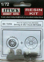ATTACK ATRE72354 1/72 Driving & idler wheels HETZER No.: 4