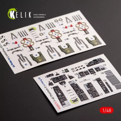 Reskit K48070 F-4E 'Phantom II' interior 3D decals (MENG) 1/48