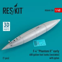 Reskit U48218 F-4 'Phantom II' early 600 gallon fuel tanks 1/48