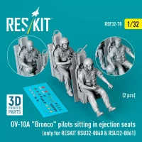 Reskit F32078 OV-10A 'Bronco' pilots sitting (2 pcs.) 1/32