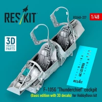 Reskit U48337 F-105G 'Thunderchief' cockpit Basic (HOBBYB) 1/48