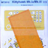 Special Hobby SM72015 Mask for Kittyhawk Mk.Ia/Mk.III (SP.HOBBY) 1/72