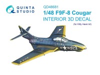 Quinta studio QD48681 F9F-8 Cougar (Kitty Hawk) 1/48