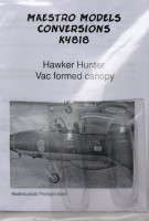Maestro Models MMCK-4818 1/48 Hawker Hunter - Vac formed canopy