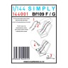 HGW 144001 Seatbelts Bf 109F/G (SIMPLY) 1/144