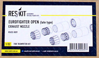 Reskit RSU32-0039 Eurofighter open (late type) exh.nozzles 1/32