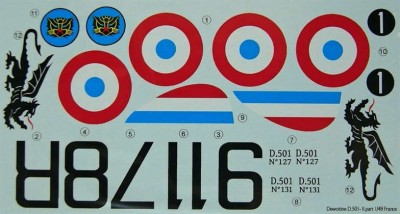 LF Model C4863 Decals Dewoitine D.501 over France - Part 2 1/48