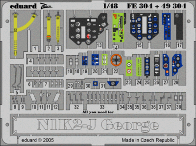 Eduard FE304 N1K2-J George HAS