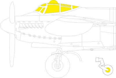 Eduard CX649 Mask Mosquito PR.XVI (AIRF) 1/72