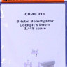 QuickBoost QB48911 Bristol Beaufighter cockpit's doors (REV) 1/48