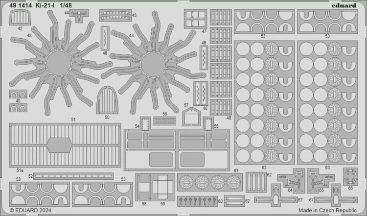 Eduard BIG49403 Ki-21-I (ICM) 1/48