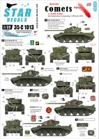 Star Decals 35-C1013 British Comets #2. Comets in Hong Kong. A34 Comet 1/35
