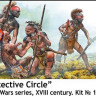 Master Box 35209 Protective Circle, Indian Wars series (4 fig) 1/35