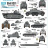 Star Decals 35-C1271 Balkan WW2 # 2. 7. SS-Freiwilligen Gebirgs Division Prinz-Eugen in Yugoslavia.Flamm-Pz B2 740(f), Steyr ADGZ, Pz.Kpfw 35 R, Pz.Kpfw 38 H, BA-20, BMW R75 Sidecar, Kfz 15 Horsch, Leichte Sturmboot 39 1/35