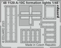 Eduard 481120 SET A-10C formation lights (ACAD) 1/48