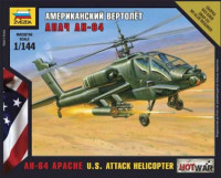 Звезда 7408 Американский вертолёт Апач 1/144