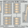 Eduard FE1202 Lancaster B Mk.I seatbelts STEEL (HKM) 1/48