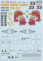 Print Scale C48218 MV-22B Osprey - Part 3 (wet decal) 1/48