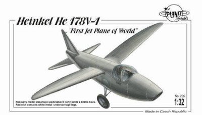 Planet Models PLT205 Heinkel He 178 &quot;First Jet Plane Of World&quot; 1/32