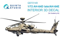 Quinta Studio QD72149 AH-64D поздний/AH-64E (Academy) 1/72