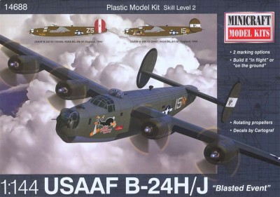 Minicraft MI14688 USAAF B-24H/J 1:144
