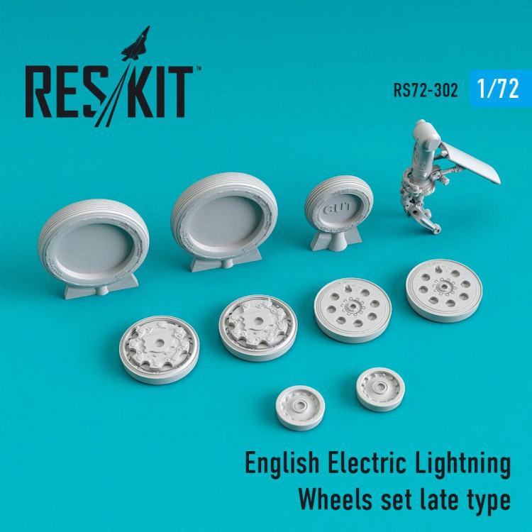 Reskit RS72-0302 EE Lightning Wheels set late type 1/72