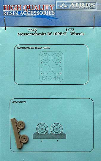 Aires 7245 Bf 109E/F wheels 1/72