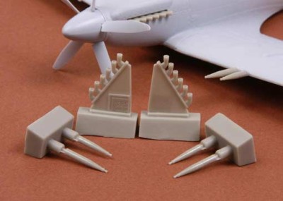 Sbs Model 72010 Spitfire F Mk.22 exhaust&amp;gun barrels (AIRFIX) 1/72