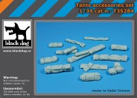 Black Dog T35284 Tents accessories set 1/35