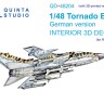 Quinta Studio QD+48204 Tornado ECR German (Revell) (с 3D-печатными деталями) 1/48