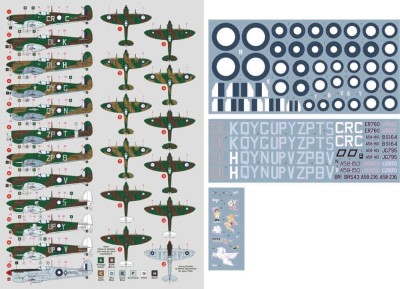 Dk Decals 48044 Spitfire Mk.V over Australia and New Guinea 1/48