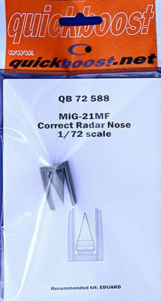 Quickboost QB72 588 MiG-21MF correct radar nose (EDU) 1/72