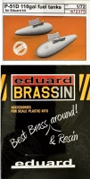Eduard 672375 BRASSIN P-51D 110gal fuel tanks PRINT (EDU) 1/72