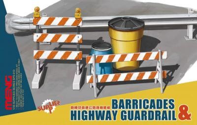 Meng Model SPS-013 Barricades &amp; Highway Guardrail kit