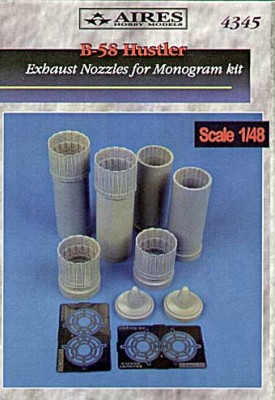 Aires 4345 B-58 Hustler exhaust nozzles 1/48