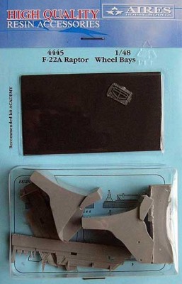 Aires 4445 F-22A Raptor wheel bays 1/48