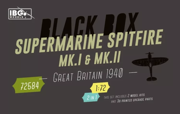 IBG 72584 S.Spitfire Mk.I & Mk.II, Great Britain 1940 1/72