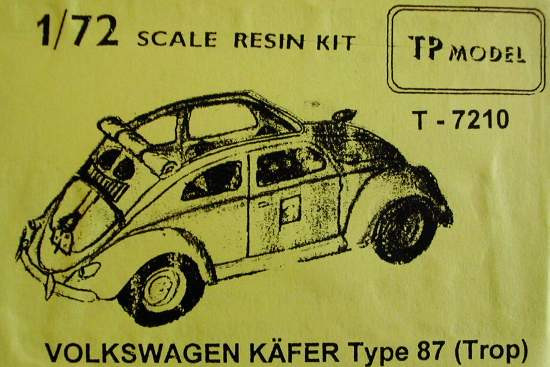 TP Model T-7210 VW Typ87 Trop 1/72