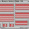 Eduard 49051 1/48 Фототравление для Remove before flight UK