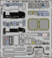 Eduard FE625 1/48 Цветное фототравление для Lynx Mk.88 interior S. A.