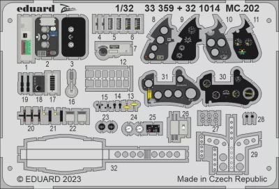 Eduard 33359 MC.202 (Ital) 1/32