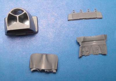 Vector VDS48-108 P-40E/N радиаторы (Hasegawa) 1/48