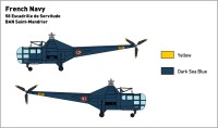 Miniwing Plastic MINI335 Back in stock! Westland DRAGONFLY Mk.1 French Navy 1 bagged kit, Canopy mask, 1 decal version, 1/144
