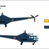 Miniwing Plastic MINI335 Back in stock! Westland DRAGONFLY Mk.1 French Navy 1 bagged kit, Canopy mask, 1 decal version, 1/144
