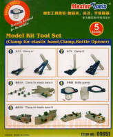 Master Tools 09951 Набор зажимов Model Kit Tool Set (Clamp for elastic band,Clamp,Bottle Opener)