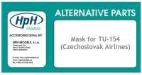 HpH M72001 Masks Tu-154 "OLD CSA" 1/72