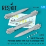 Reskit RS72-0347 Mk.82 Therm.Prot. bombs w/ BSU-86 Snakeye II 1/72