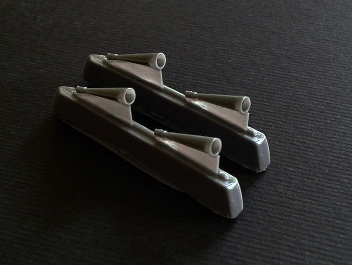 Aims AIMS48P017 4 x MG 151 flash suppressors for ICM Dornier Do-217N-1 kit and other night fighter projects using the MG 151 weapon 1/48