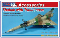 AML AMLA48048 Shahak w/ Tsniut nose Conv.set for Mirage III 1/48